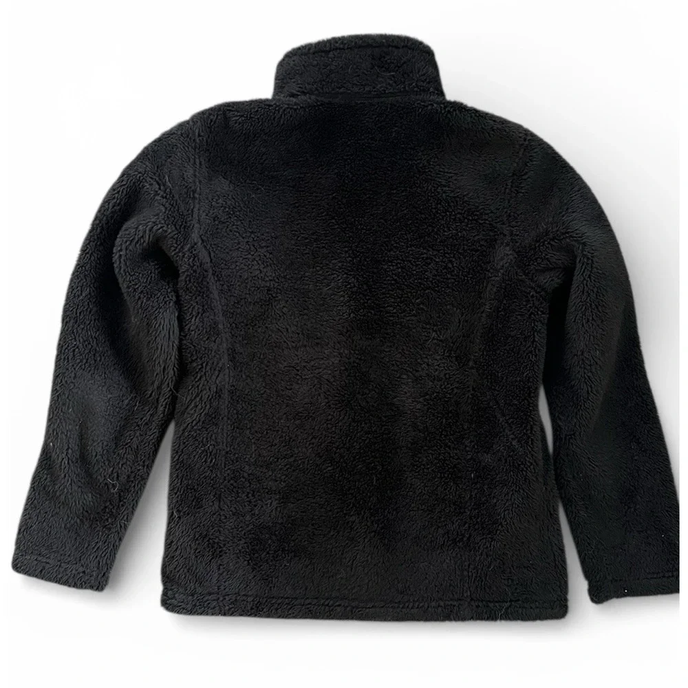 The North Face‎ Girls Fleece Jacket Black Full Zip Size Large 14 16